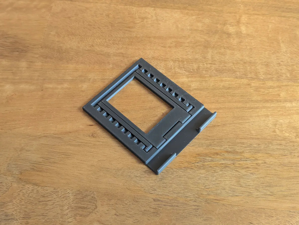 Tablet stand holding a tablet