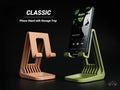 iPhone stand with storage tray style 2, designed by Meyui