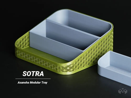 Asanoha desk organizer tray, designed by Meyui