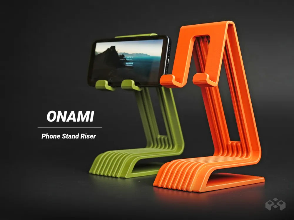 Onami riser iPhone stand, designed by Meyui