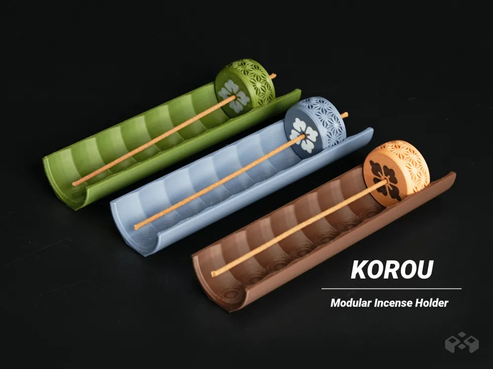 KOROU incense stick holder, designed by Meyui