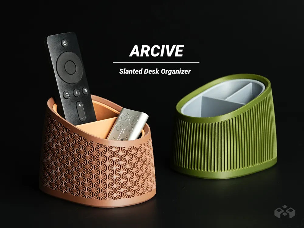 Slanted remote control holder, designed by Meyui