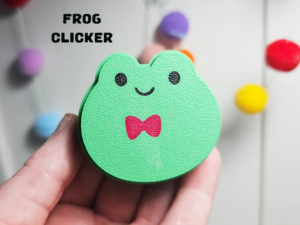 Frog fidget clicker toy