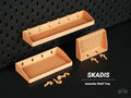 Skadis shelf tray Asanoha pegboard organizer, designed by Meyui