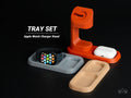 Apple Watch charging stand and tray set, designed by Meyui