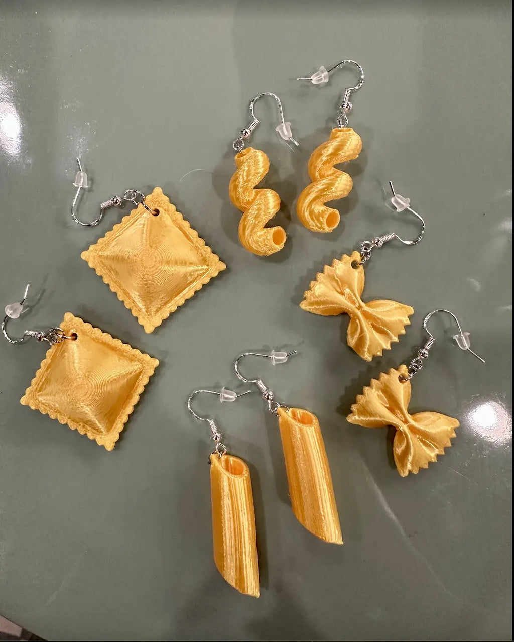 Pasta charm shapes