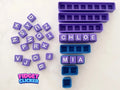 Keycap fidget clicker with 1 to 8 switches