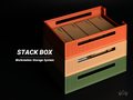 Stackable Storage Box Workstation | Deep, designed by Meyui