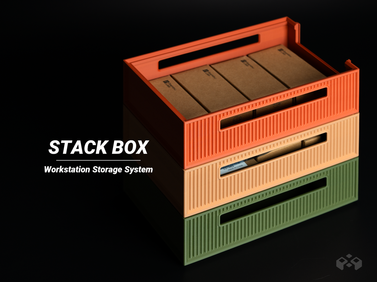 Stackable Storage Box Workstation | Deep, designed by Meyui