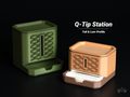 Q-Tip Dispenser – Tall & Low-Profile, designed by Meyui