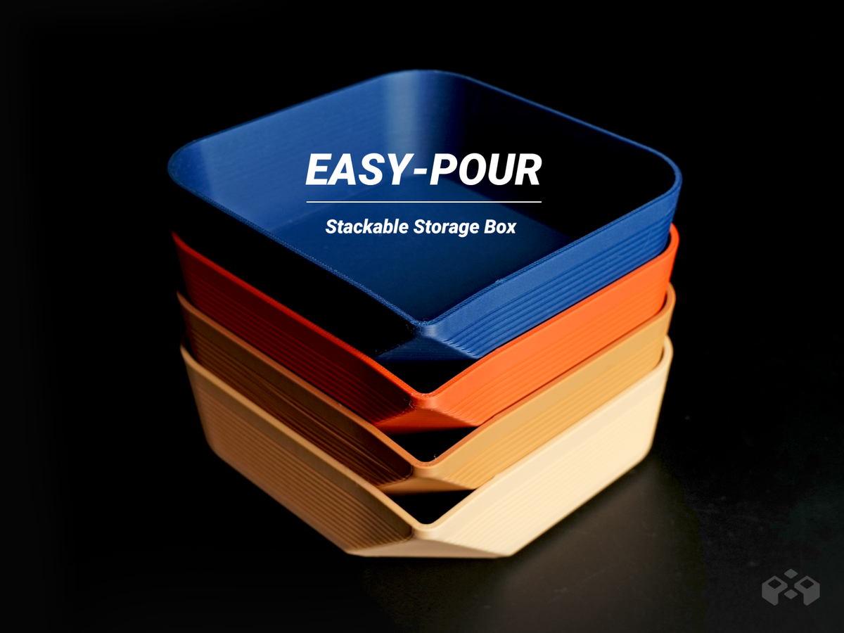 Easy-Pour Storage Box | Desiccant Case, designed by Meyui