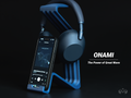 ONAMI Headphone & Phone Stand, designed by Meyui
