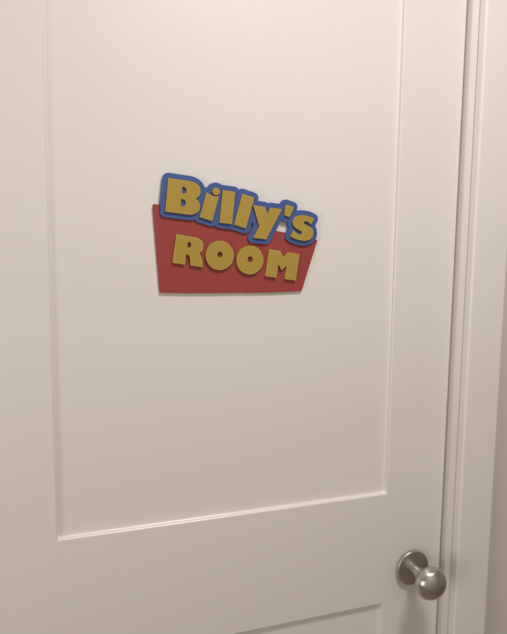 Personalized dinosaur door name sign for kids