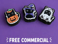 Halloween cats in costume fidget clicker