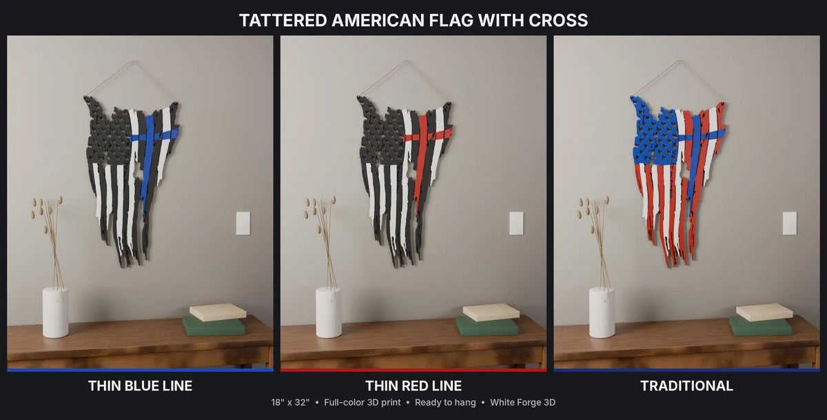 Tattered American Flag