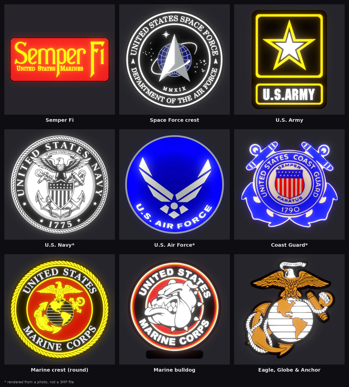 US Military Light boxes