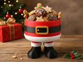 Santa cookie and candy bowl
