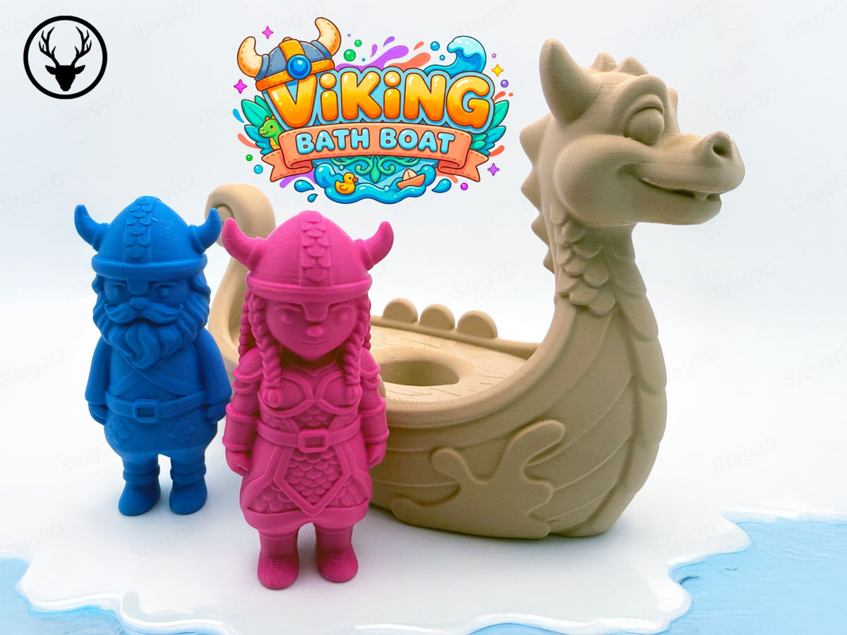 Viking bath set, designed by Stag 3D