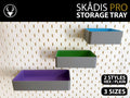 Skadis deep storage tray, designed by Stag 3D