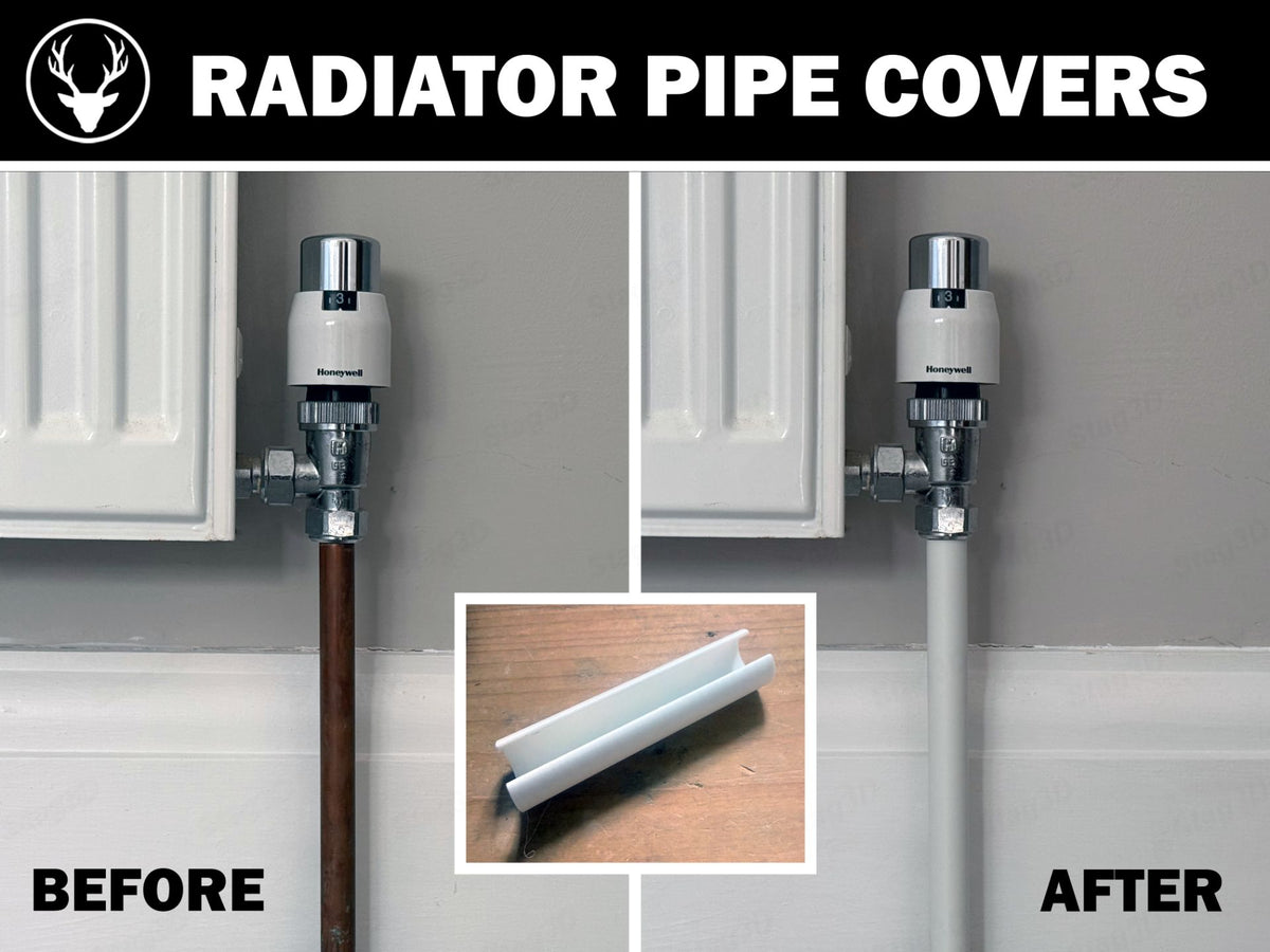 Radiator pipe cover, designed by Stag 3D