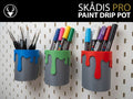 Skadis paint drip pot, designed by Stag 3D