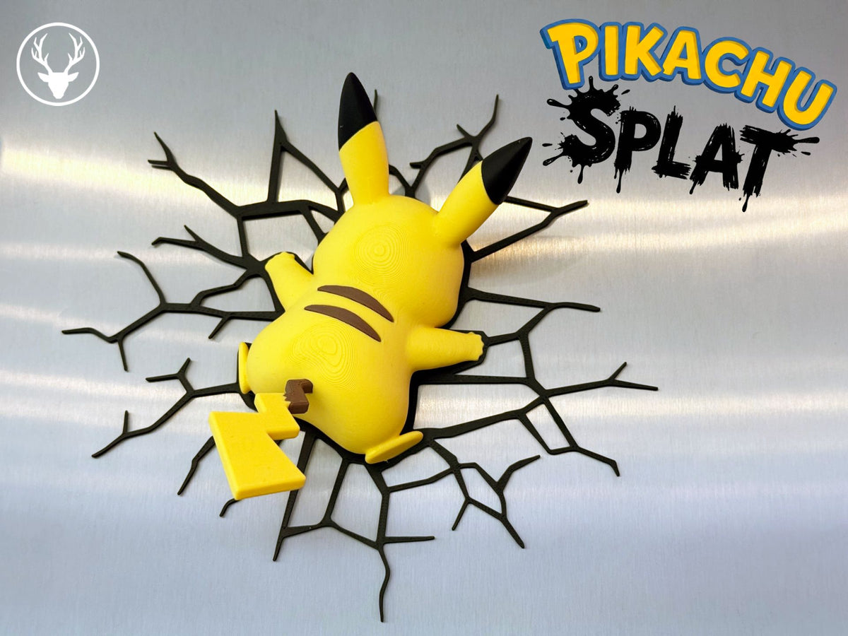Pikachu Splat! Fridge Magnet